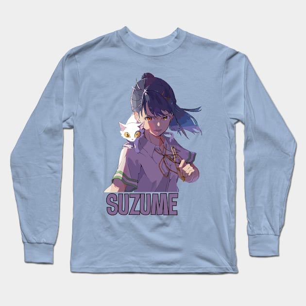 Suzume No Tojimari #6 Long Sleeve T-Shirt by TheDClub70